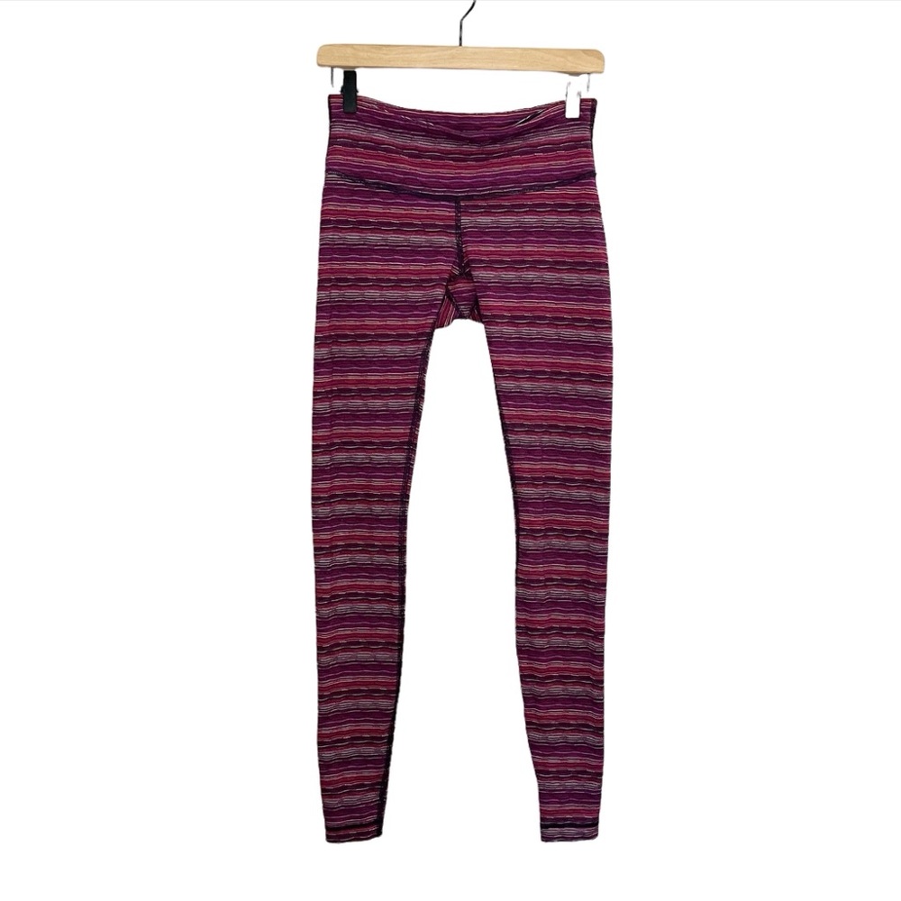 Lululemon Wunder Under Pant III Legging in Space Dye Twist Regal Plum Alarming 6